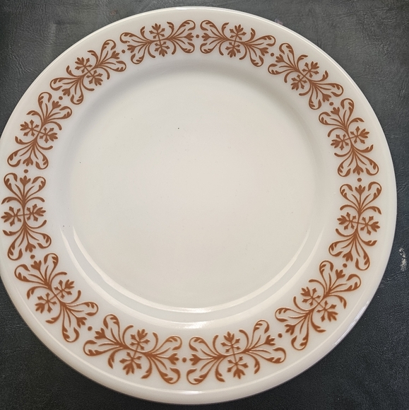 PYREX 1960s Copper Filigree Dessert/bread Plate - Picture 1 of 2